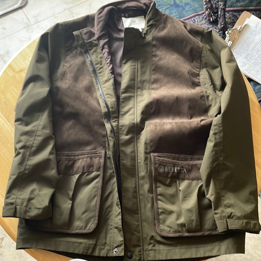 Beretta. Truly one of the nicest jackets I own by far.